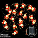 Snowflake LED Light Christmas Decorations For Home Hanging Garland Christmas Tree Decor Ornament 2022 Navidad Xmas Gift New Year