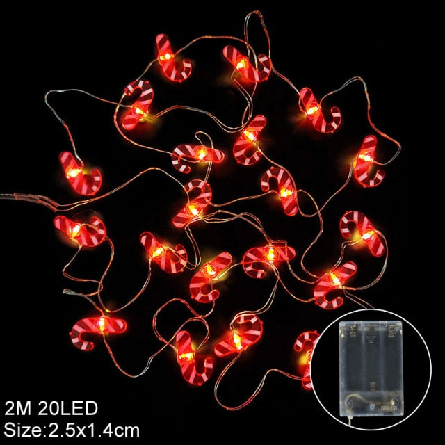 Snowflake LED Light Christmas Decorations For Home Hanging Garland Christmas Tree Decor Ornament 2022 Navidad Xmas Gift New Year