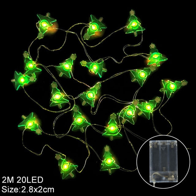 Snowflake LED Light Christmas Decorations For Home Hanging Garland Christmas Tree Decor Ornament 2022 Navidad Xmas Gift New Year