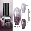 UR SUGAR 7.5ml Thermal 3-layers Color Changing UV Gel Polish sparkle Glitter Nail Gel Polish Soak Off Nail Art Gel Varnishes
