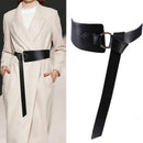 New Wide PU Leather Corset Belt Female Tie Obi Thin Red Black Bow Leisure Belt for Ladides Wedding Dress Waistband Women's Belts