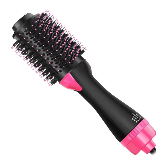3 IN 1 One Step Hair Dryer Volumizer Hot Air Brush Hair Straightener Curler Comb Electric Blow Dryer Air Styler Hairdryer