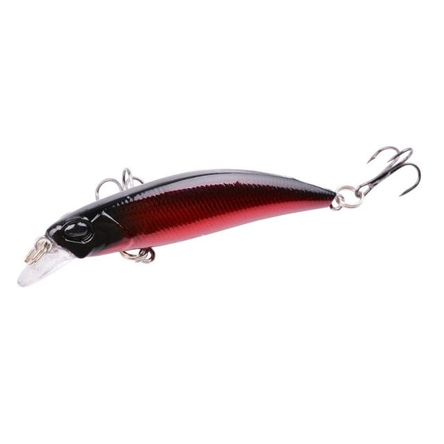 1PCS Laser Fishing Lure Floating Minnow Wobbler Professional Baits 6.8cm 4g Crankbait