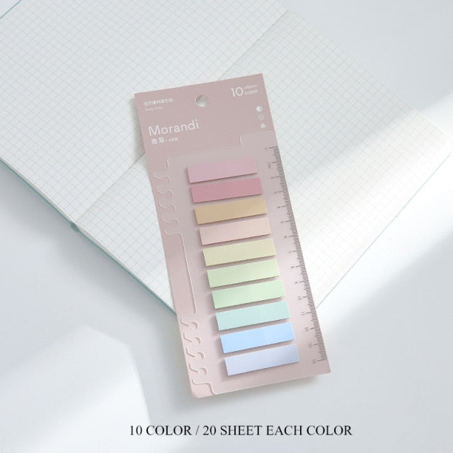 PET Flags Tabs Page Markers Paper Index Bookmark Sticky Notes Office Supplies Stationery