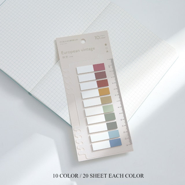 PET Flags Tabs Page Markers Paper Index Bookmark Sticky Notes Office Supplies Stationery