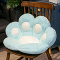 Cute Cat Paw Back Pillows Plush Chair Cushion Animal Child Seat Cushion Sofa Mat Home Sofa Indoor Floor Winter Decor Gift