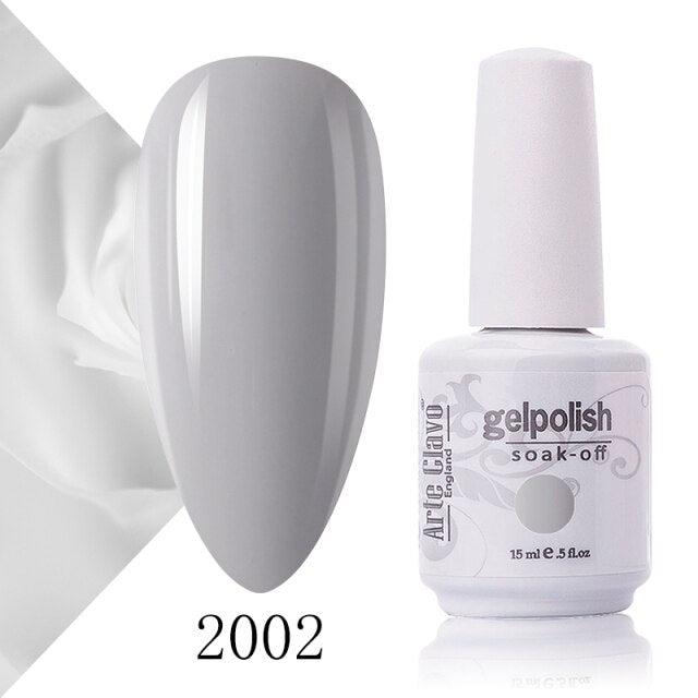 Arte Clavo Nude Colors Series 15ml UV Gel Nail Polish Gel Lacquer Varnish Nail Paint Top UV Gel LED Nail Art Hybrid Soak Off