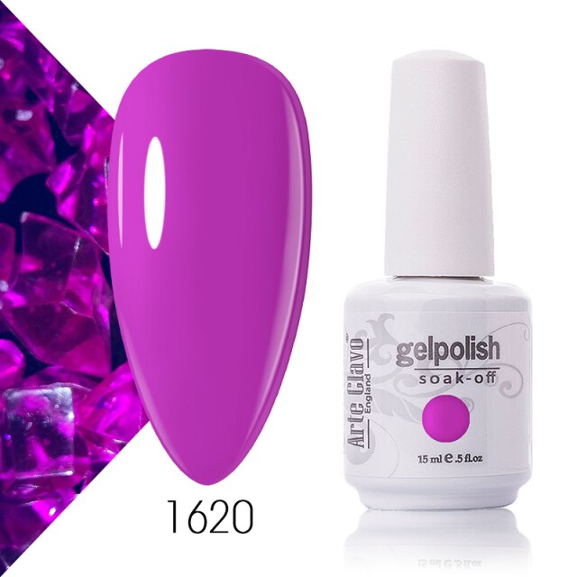 Arte Clavo Nude Colors Series 15ml UV Gel Nail Polish Gel Lacquer Varnish Nail Paint Top UV Gel LED Nail Art Hybrid Soak Off