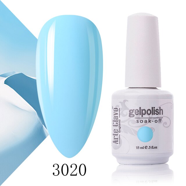 Arte Clavo Nude Colors Series 15ml UV Gel Nail Polish Gel Lacquer Varnish Nail Paint Top UV Gel LED Nail Art Hybrid Soak Off