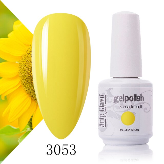 Arte Clavo Nude Colors Series 15ml UV Gel Nail Polish Gel Lacquer Varnish Nail Paint Top UV Gel LED Nail Art Hybrid Soak Off