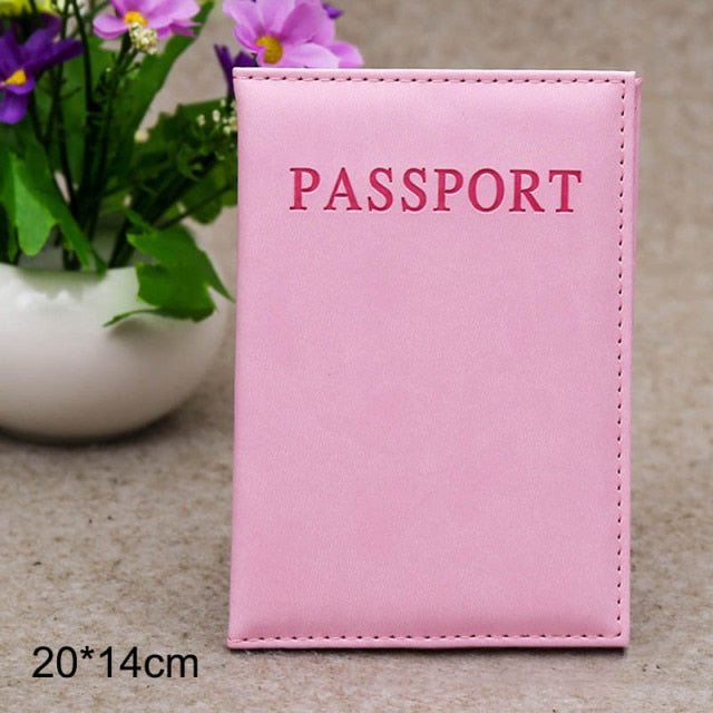 Creative New World Map Passport Cover Wallet Bag ID Address Holder Portable PU Leather Boarding Wallet Case Travel Accessories
