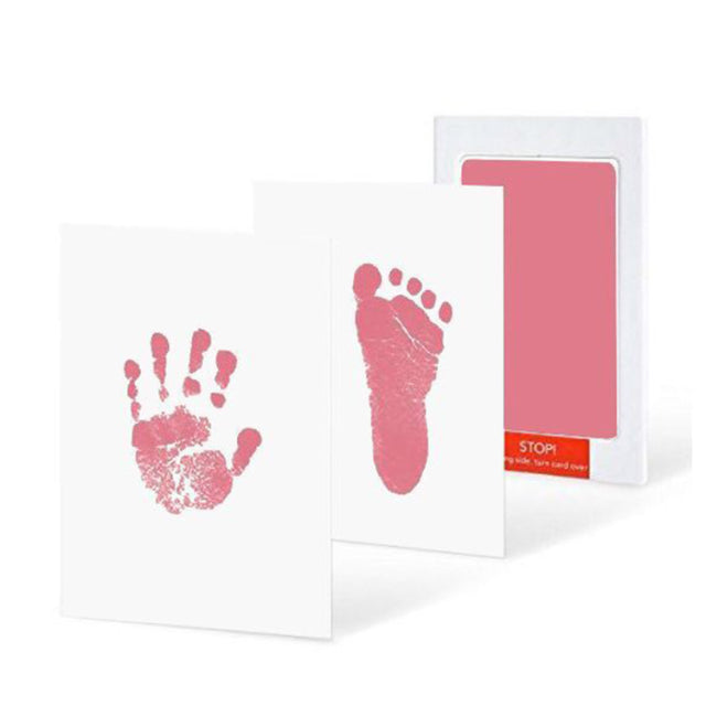 Baby Care Non-Toxic Baby Handprint Footprint Imprint Kit Baby Souvenirs Casting Newborn Footprint Ink Pad Infant Clay Toy Gifts