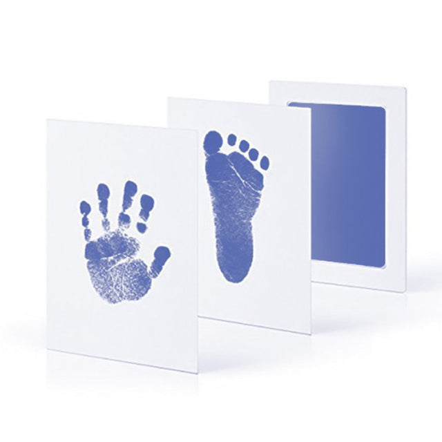 Baby Care Non-Toxic Baby Handprint Footprint Imprint Kit Baby Souvenirs Casting Newborn Footprint Ink Pad Infant Clay Toy Gifts