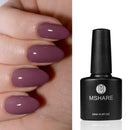 MSHARE Milky Rose Nail Gel Polish UV LED vernis Semi Permanent Varnish Soak Off Cured With Nail Dryer
