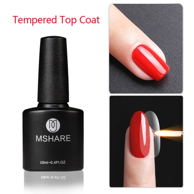 MSHARE Milky Rose Nail Gel Polish UV LED vernis Semi Permanent Varnish Soak Off Cured With Nail Dryer