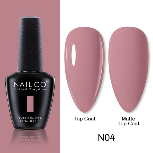 NAILCO 15ml Camel Coffee Chocolate Brown Colors Series Gel Nail Varnish DIY Gel Polish Nail Art Manicure Gellak Design Lacquer