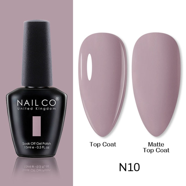 NAILCO 15ml Camel Coffee Chocolate Brown Colors Series Gel Nail Varnish DIY Gel Polish Nail Art Manicure Gellak Design Lacquer