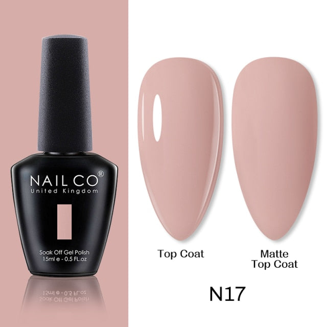 NAILCO 15ml Camel Coffee Chocolate Brown Colors Series Gel Nail Varnish DIY Gel Polish Nail Art Manicure Gellak Design Lacquer