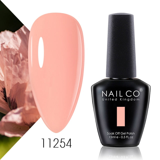 NAILCO 15ml Camel Coffee Chocolate Brown Colors Series Gel Nail Varnish DIY Gel Polish Nail Art Manicure Gellak Design Lacquer