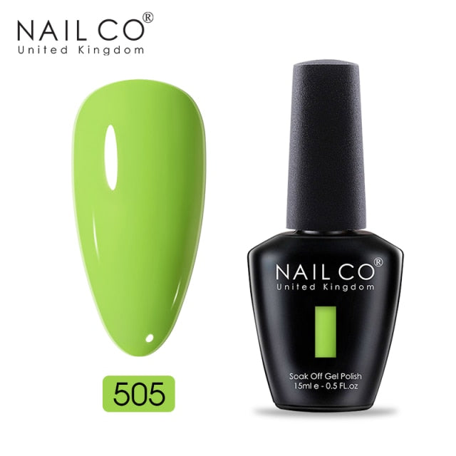 NAILCO 15ml Camel Coffee Chocolate Brown Colors Series Gel Nail Varnish DIY Gel Polish Nail Art Manicure Gellak Design Lacquer