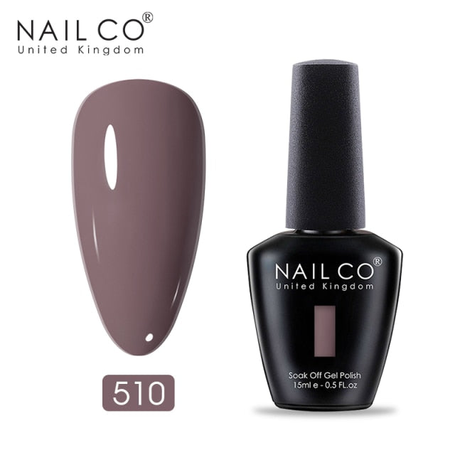 NAILCO 15ml Camel Coffee Chocolate Brown Colors Series Gel Nail Varnish DIY Gel Polish Nail Art Manicure Gellak Design Lacquer