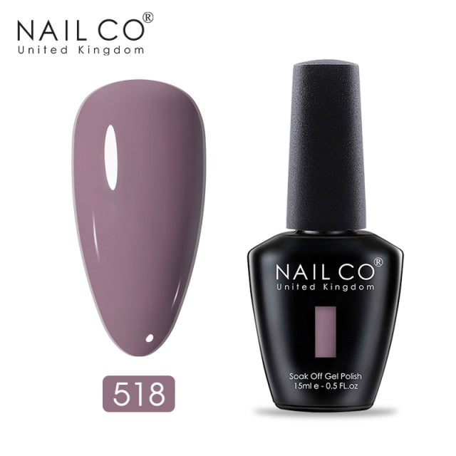 NAILCO 15ml Camel Coffee Chocolate Brown Colors Series Gel Nail Varnish DIY Gel Polish Nail Art Manicure Gellak Design Lacquer