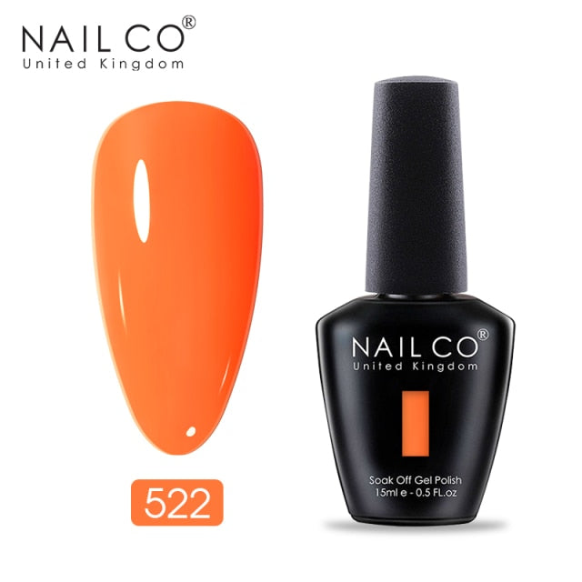 NAILCO 15ml Camel Coffee Chocolate Brown Colors Series Gel Nail Varnish DIY Gel Polish Nail Art Manicure Gellak Design Lacquer