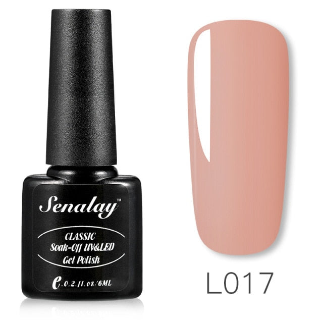 Senalay Nail Gel Polish Varnishes Hybrid All For Nail Art Design Manicure Semi Permanent Painting Decoration Base Top Coat