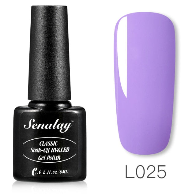 Senalay Nail Gel Polish Varnishes Hybrid All For Nail Art Design Manicure Semi Permanent Painting Decoration Base Top Coat