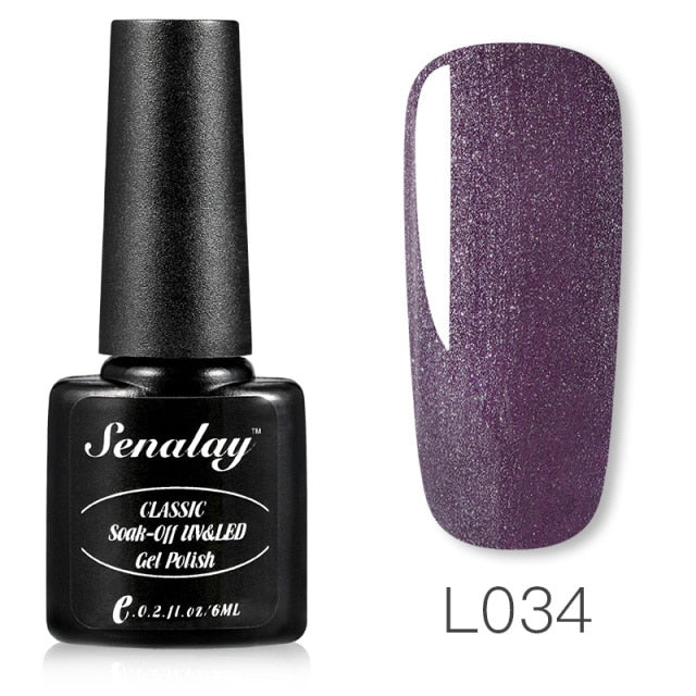Senalay Nail Gel Polish Varnishes Hybrid All For Nail Art Design Manicure Semi Permanent Painting Decoration Base Top Coat