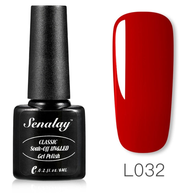 Senalay Nail Gel Polish Varnishes Hybrid All For Nail Art Design Manicure Semi Permanent Painting Decoration Base Top Coat