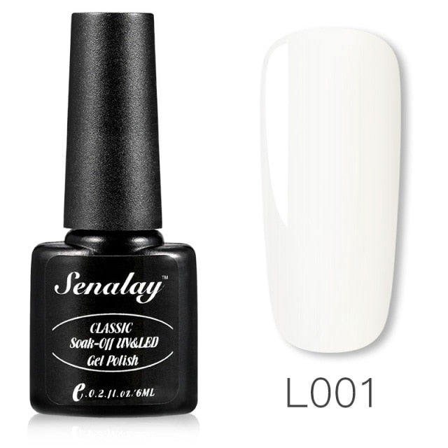 Senalay Nail Gel Polish Varnishes Hybrid All For Nail Art Design Manicure Semi Permanent Painting Decoration Base Top Coat