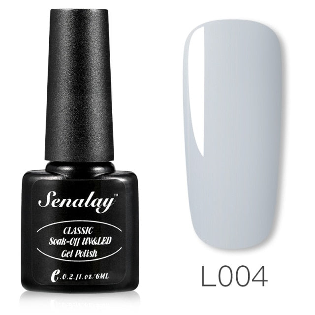 Senalay Nail Gel Polish Varnishes Hybrid All For Nail Art Design Manicure Semi Permanent Painting Decoration Base Top Coat