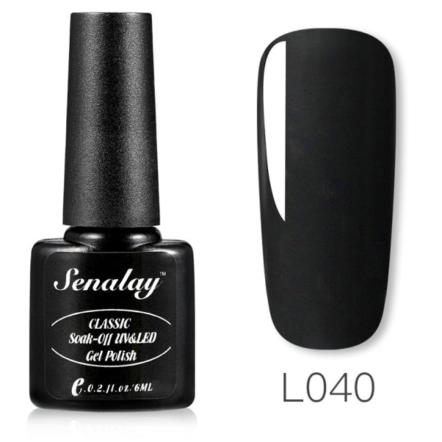 Senalay Nail Gel Polish Varnishes Hybrid All For Nail Art Design Manicure Semi Permanent Painting Decoration Base Top Coat