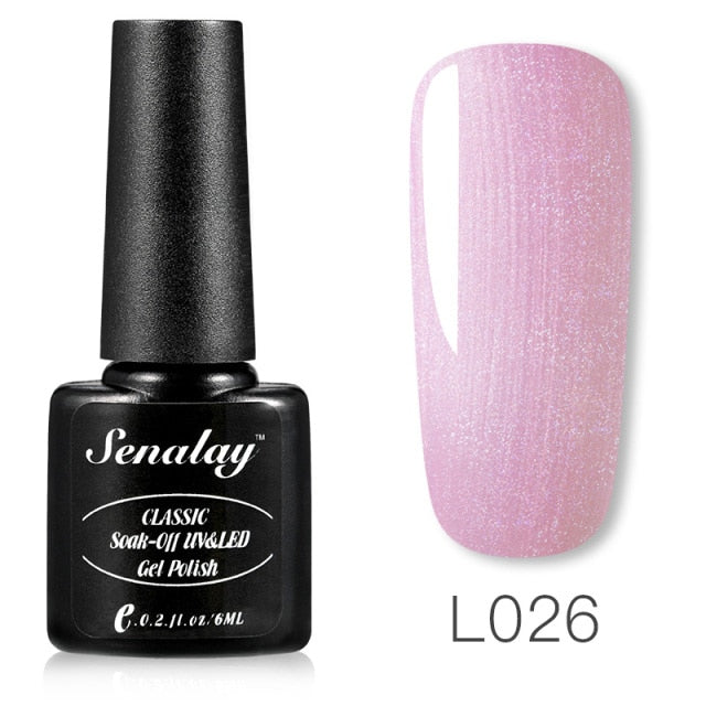 Senalay Nail Gel Polish Varnishes Hybrid All For Nail Art Design Manicure Semi Permanent Painting Decoration Base Top Coat