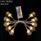 1.5m 10Led Halloween Pumpkin Ghost Skeletons Bat Spider Led Light String Festival Bar Home Party Decor Christmas Ornament