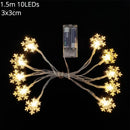 1.5m 10Led Halloween Pumpkin Ghost Skeletons Bat Spider Led Light String Festival Bar Home Party Decor Christmas Ornament