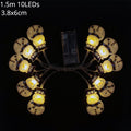 1.5m 10Led Halloween Pumpkin Ghost Skeletons Bat Spider Led Light String Festival Bar Home Party Decor Christmas Ornament