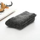 Winter Warm Merino Wool Male Men Socks Women Socks Super Thicker Solid Socks Merino Wool Rabbit Socks Against Cold Snow