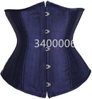 Caudutas Corset Underbust Women's Gothc Sexy Lingerie Top Jacquard Floral Costume Halloween Plus Size Red White Black Pink Green