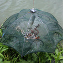 Strengthened 4-8 Holes Automatic Fishing Net Shrimp Cage Nylon Foldable Fish Trap Cast Net Cast Folding Fishing Network Outdoor