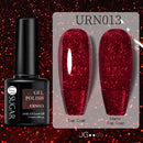 UR SUGAR 7.5ml Black White Red Glitter Color Gel Nail Polish Matte Gel Semi Permanent UV LED Lamp Nail Gel Need Matte Top Coat