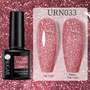 UR SUGAR 7.5ml Black White Red Glitter Color Gel Nail Polish Matte Gel Semi Permanent UV LED Lamp Nail Gel Need Matte Top Coat