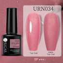 UR SUGAR 7.5ml Black White Red Glitter Color Gel Nail Polish Matte Gel Semi Permanent UV LED Lamp Nail Gel Need Matte Top Coat