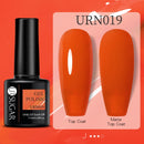 UR SUGAR 7.5ml Black White Red Glitter Color Gel Nail Polish Matte Gel Semi Permanent UV LED Lamp Nail Gel Need Matte Top Coat