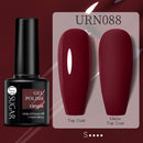 UR SUGAR 7.5ml Black White Red Glitter Color Gel Nail Polish Matte Gel Semi Permanent UV LED Lamp Nail Gel Need Matte Top Coat