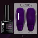 UR SUGAR 7.5ml Black White Red Glitter Color Gel Nail Polish Matte Gel Semi Permanent UV LED Lamp Nail Gel Need Matte Top Coat