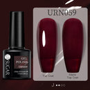 UR SUGAR 7.5ml Black White Red Glitter Color Gel Nail Polish Matte Gel Semi Permanent UV LED Lamp Nail Gel Need Matte Top Coat