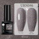 UR SUGAR 7.5ml Black White Red Glitter Color Gel Nail Polish Matte Gel Semi Permanent UV LED Lamp Nail Gel Need Matte Top Coat