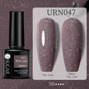 UR SUGAR 7.5ml Black White Red Glitter Color Gel Nail Polish Matte Gel Semi Permanent UV LED Lamp Nail Gel Need Matte Top Coat